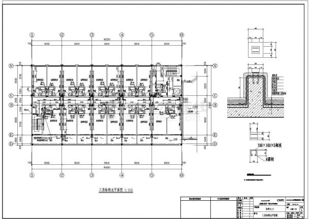 某会所建筑室内给排水专业设计施工图-图一