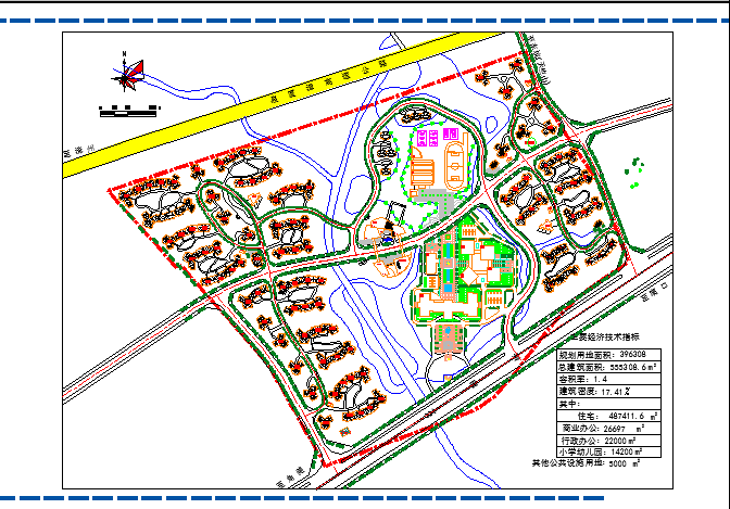 396308平方米修建性办公区规划设计图纸_图1