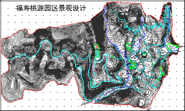 某农家乐园区景观规划设计CAD图纸-图一