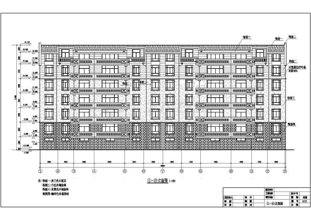 某小区六层砖混结构住宅楼给排水工程施工图-图二