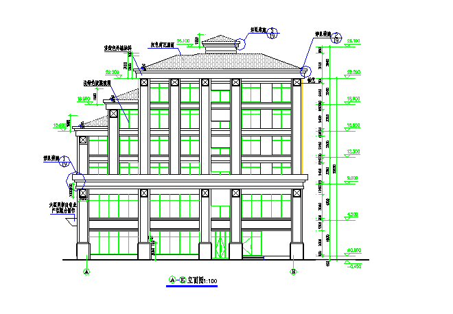 【六层】现浇钢筋混凝土结构旅馆建筑方案设计