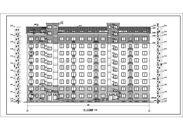 某小区9层剪力墙结构住宅楼建筑设计施工图-图二
