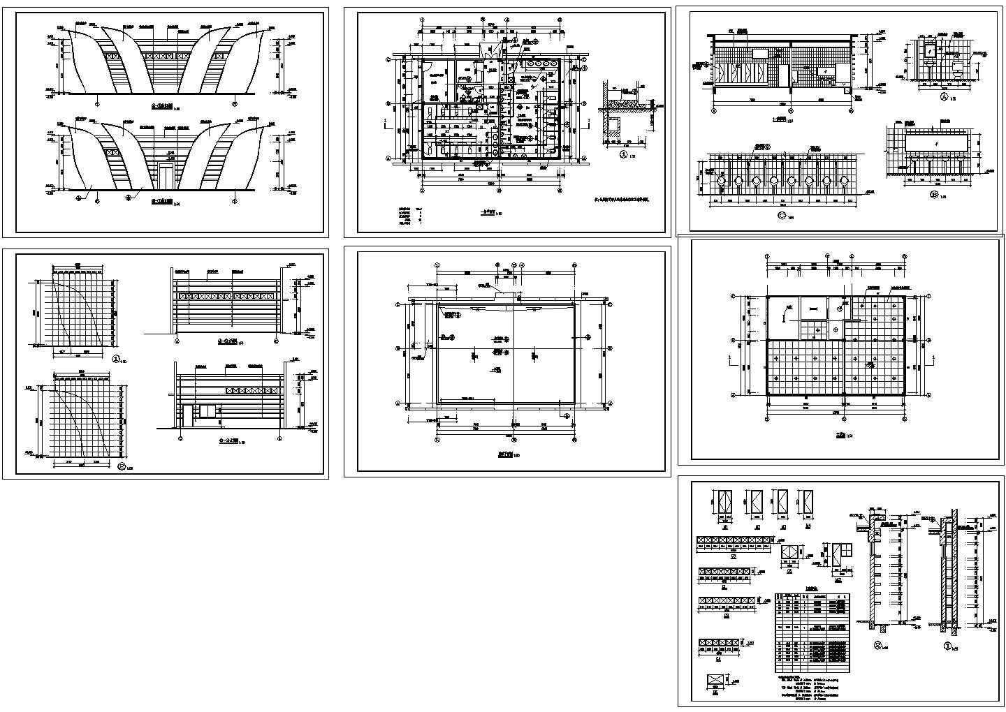 某市城区公共厕所cad图纸