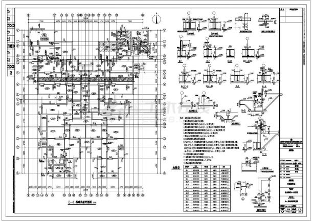 某小区28层住宅剪力墙结构设计施工图-图一