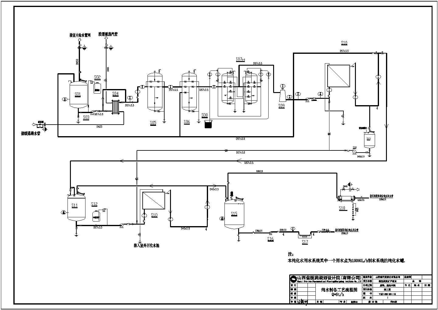 甲类厂房给排水消防系统设计全套施工cad图