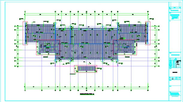 某建筑用地面积45746㎡框架结构殡仪馆建筑cad设计施工图-图二
