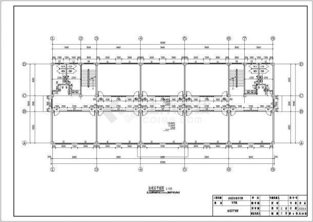 5层2800平米框架商务写字楼毕业设计（含计算书，建筑图、结构图）-图二