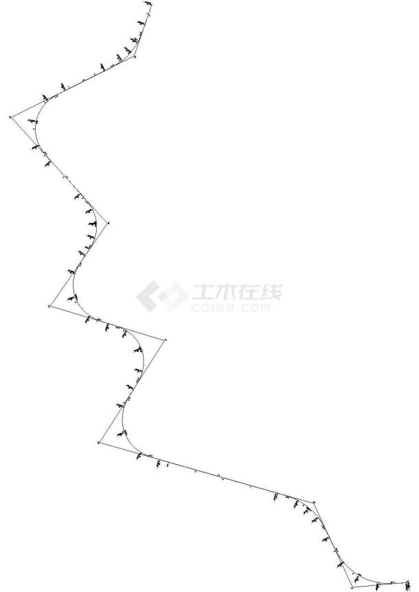 重庆交通大学土木工程道路设计图-图一