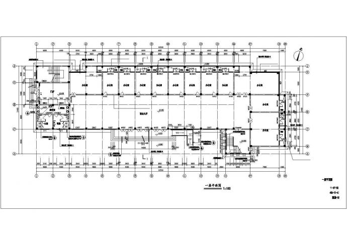 某地多层框架结构综合楼建筑设计施工图_图1