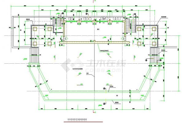 最新小型的舞台建筑CAD设计图纸（共2张）-图二