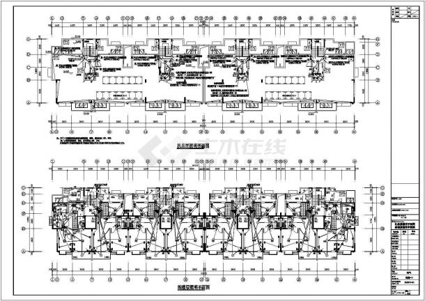 【江苏】大型住宅楼全套电气施工CAD图纸-图一