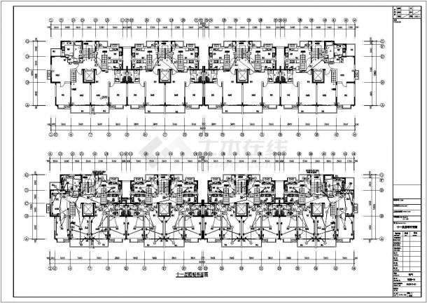 【江苏】大型住宅楼全套电气施工CAD图纸-图二