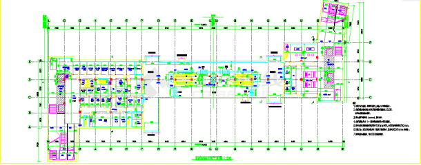 某地铁车站建筑平米规划设计CAD图-图一