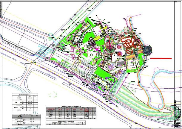 某地大型欢乐谷游乐公园规划设计cad平面布置图-图一