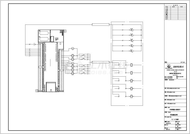 化工洗桶废水处理站污水处理纸电气设计cad施工图纸-图二