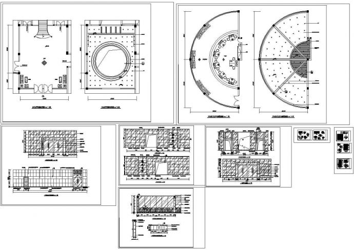 财政局大厅和支付厅全套装饰装修设计CAD施工图_图1