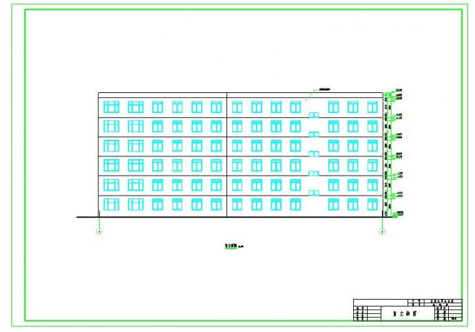 6层5100平米框架结构办公楼全套建筑结构施工图（含计算书）_图1