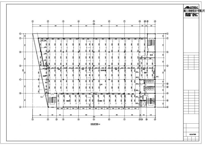 某四层砖混结构农贸市场给排水、消房工程设计图_图1