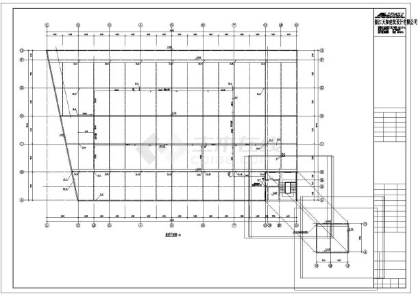 某四层砖混结构农贸市场给排水、消房工程设计图-图二