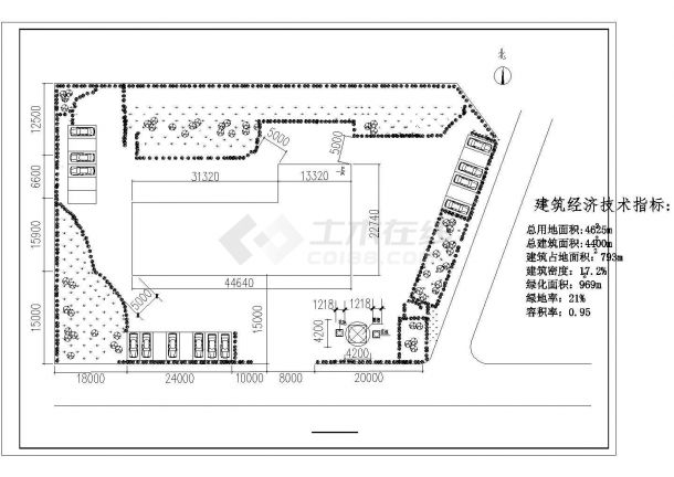 6层4400平办公楼全套建筑结构设计施工图（含计算书）-图一