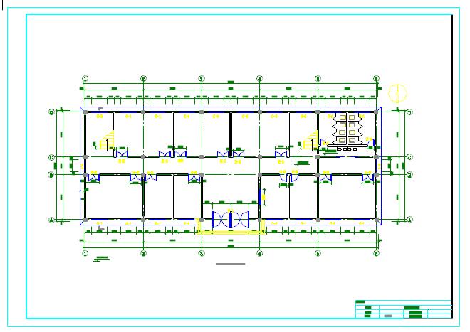 7层4119平米框架办公楼毕业设计（计算书、部分建筑、结构图纸）
