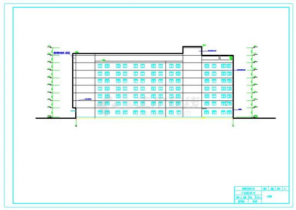 8层综合办公楼全套毕业设计（含计算书，建筑图、结构图，施工组织设计，PKPM）-图二