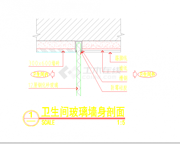 某地卫生间节点合集CAD图纸-图二