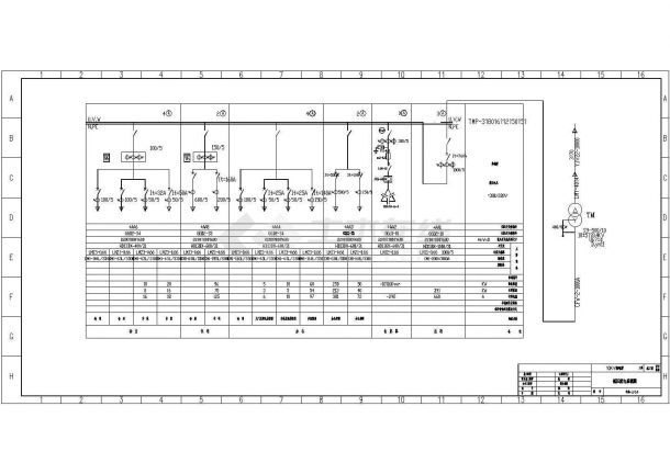 某高层住宅小区规划高低压电缆室外管线设计施工图纸-图二