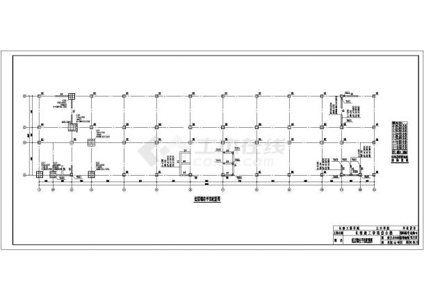 九层框剪综合楼毕业设计（含结构计算书、施组、清单、结构CAD图纸）-图二