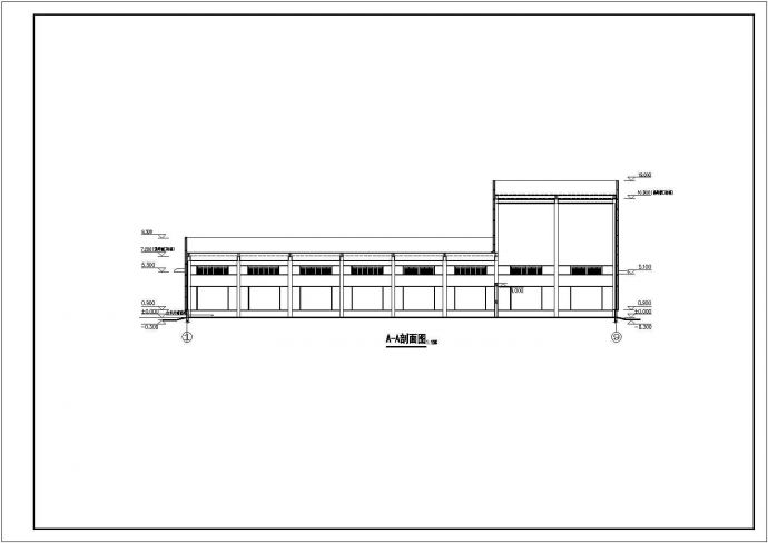 某工业园成品包装车间钢结构厂房建筑施工图建筑CAD图纸_图1