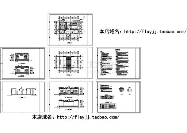 1层104.49平米砖混结构市城区土建公厕建筑施工图纸（标注明细）-图一