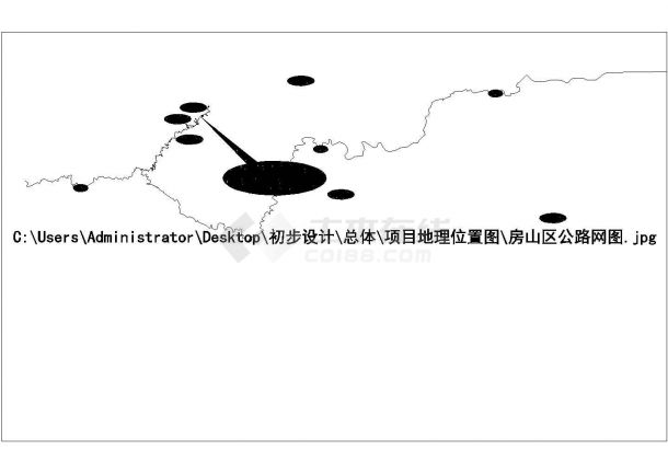 [北京]19公里两车道三级公路工程初步设计图195张（含施工概算）-图一