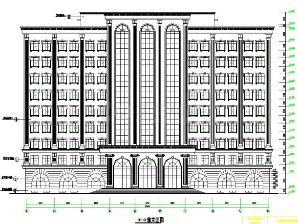 11层框剪高层办公楼全套毕业设计（含计算书和全套CAD图纸）-图一
