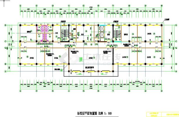 11层框剪高层办公楼全套毕业设计（含计算书和全套CAD图纸）-图二