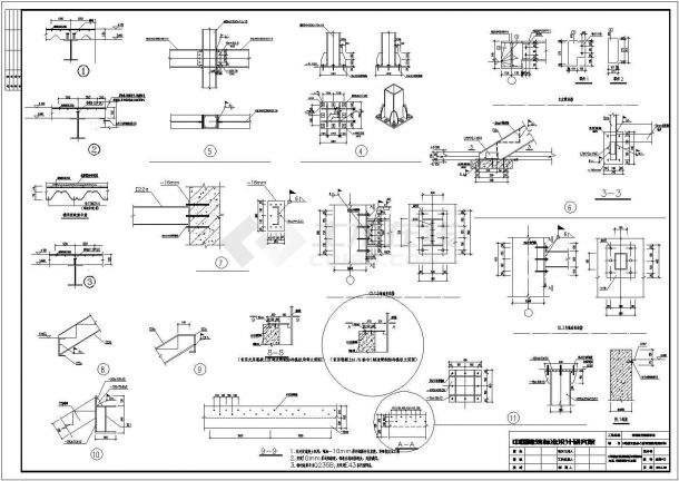 某商业高层的夹层设计工程CAD图纸-图二