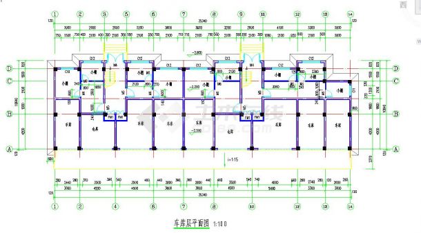 五层框架结构住宅楼毕业设计（含全套图纸及计算书）-图二