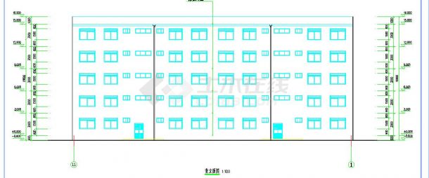 五层框架结构住宅楼毕业设计（含计算书PDF、建筑、结构图）-图二