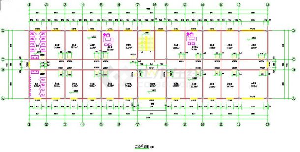 三层框架办公楼毕业设计（含计算书pdf、建筑、结构图）-图二