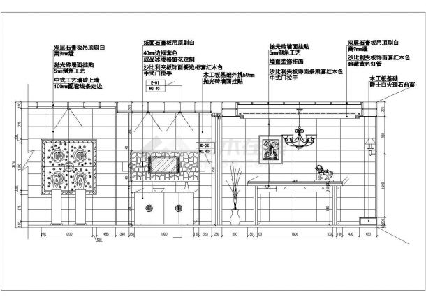 新古典三层别墅室内设计全套装修图（含效果图6张）-图一