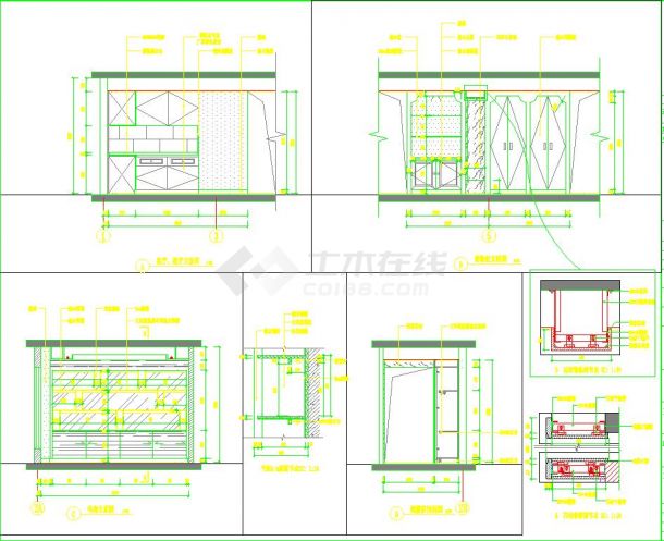 时尚310㎡平方双层别墅室内装修设计图（含效果图9张）-图二