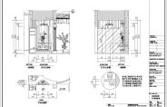 某独栋双层别墅室内装修设计全套CAD图（含客厅效果图和餐厅效果图）