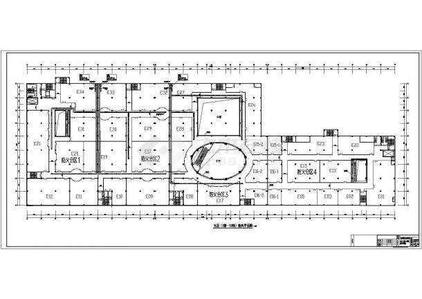 苏州某5层家具博览中心暖通设计图-图二