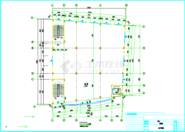 广东省某5层多层商场商业建筑设计施工图-图二