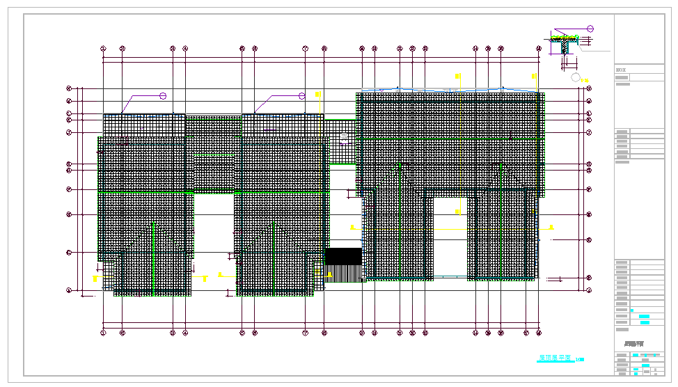 安徽省某2层仿古商业街建筑设计施工图