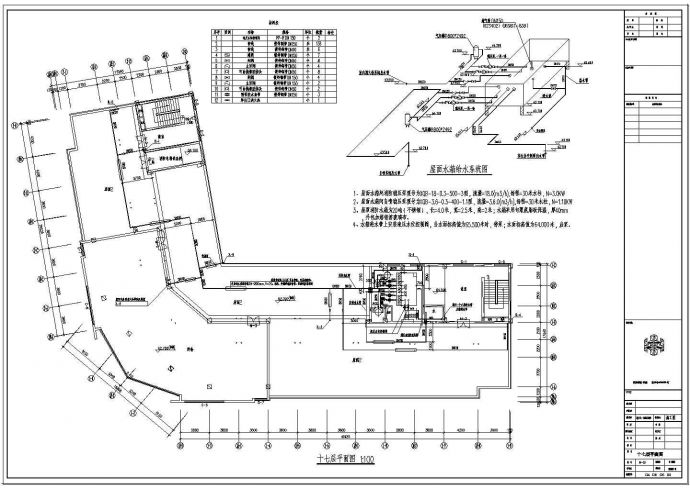 17层酒店给排水消防工程施工图设计_图1