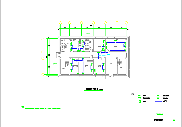 某2500方/d污水处理厂全套电气cad设计施工图（含二沉池设计、细格栅及沉砂池设计、变配电房设计、综合楼电气设计）