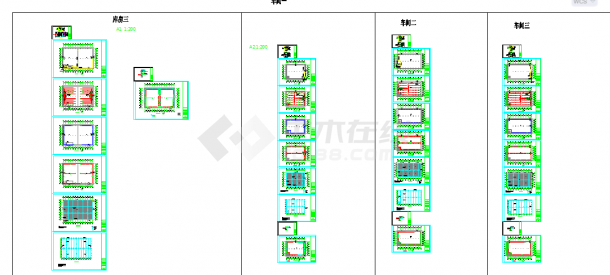 工厂生产车间厂房基地项目电气全套cad设计施工图（含办公楼、门卫室、设备用房、研发中心电气施工图）-图一