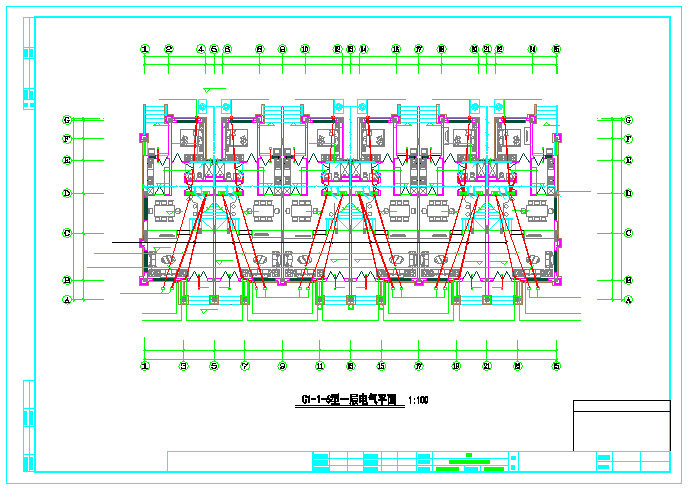湖北省某4套2层联排别墅全专业设计施工图_图1