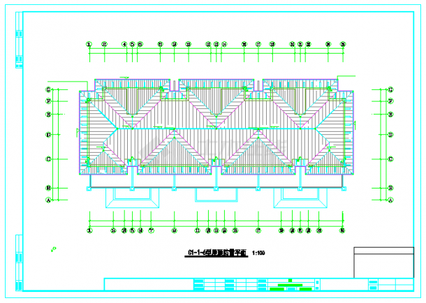 湖北省某4套2层联排别墅全专业设计施工图-图二