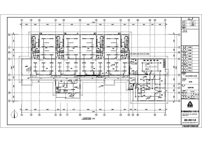 河南省某地三层幼儿园强电部分设计图纸_图1